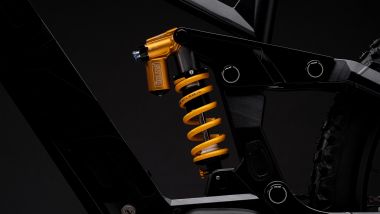 Terra VR|46, la e-bike di Valentino Rossi: ammortizzatore centrale Ohlins