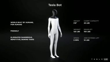 Tesla AI Day: Tesla Bot, il primo robot umanoide della casa di Palo Alto