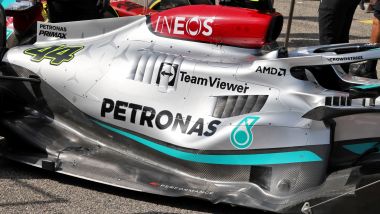 Test Bahrain 2022: dettaglio Mercedes W13