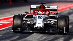 Test F1 Barcellona, altri 100 giri per Giovinazzi e l'Alfa Romeo