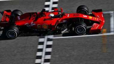 Test F1 Barcellona 2020, Ferrari SF1000, Sebastian Vettel