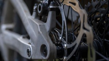 Thok P4, il prototipo stampato in 3D: particolare della bicicletta