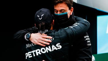 Toto Wolff e Lewis Hamilton (Mercedes AMG Petronas F1 Team)