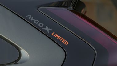Toyota Aygo X Limited, badge dedicato