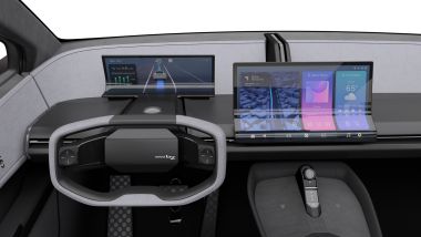 Toyota bZ Compact SUV concept, la strumentazione digitale