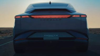 Toyota Corolla concept: la coda con luci a LED a tutta larghezza