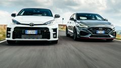 Hyundai i30 N vs Toyota GR Yaris: prova video su strada e pista