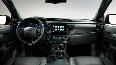 Toyota Hilux: gli interni