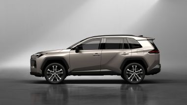 Toyota RAV4 2025, vista laterale dell'allestimento Core