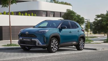 Toyota Yaris Cross 2025, nuovo colore Forest Green