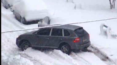 Treno di invernali al completo, non a metà