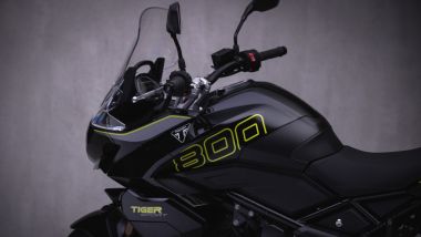 Triumph Tiger Sport 800 2025, dettaglio del parabrezza