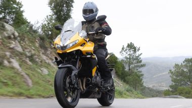 Triumph Tiger Sport 800 durante la prova