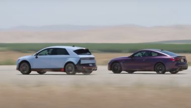 U-Drag Race Hyundai vs BMW: la coreana prende il largo fin dalla partenza