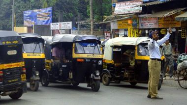 Un tipico paesaggio stradale di Mumbai