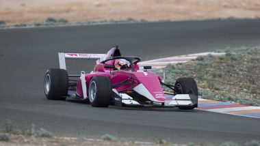 Una monoposto di W-Series nei test di Almeria della passata stagione
