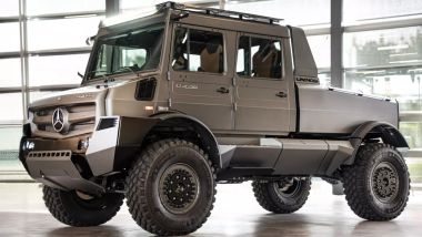 Unimog prototipo: nuovo motore OM 936 diesel a sei cilindri, 7,7 litri con 300 CV di potenza