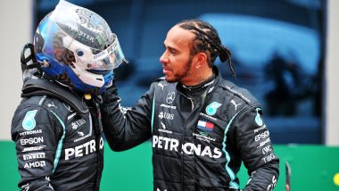 Valtteri Bottas e Lewis Hamilton (Mercedes AMG Petronas F1 Team)