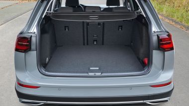 Volkswagen Golf Alltrack: invariato il bagagliaio da 661 litri