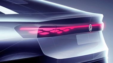 Volkswagen ID. AERO: un dettaglio sui fari posteriori full LED