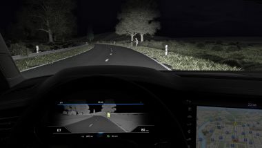 Volkswagen Touareg 2024, la visione notturna Night Vision