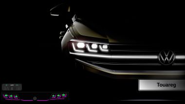 Volkswagen Touareg 2024, le nuove luci IQ.Light HD LED