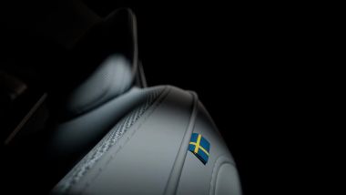 Volvo EX30, gli interni: dettaglio del rivestimento dei sedili