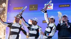 Valentino Rossi festeggia a Imola il primo podio nel WEC
