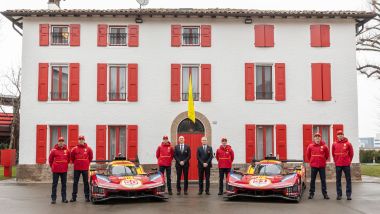 WEC 2025, presentazione Ferrari 499P