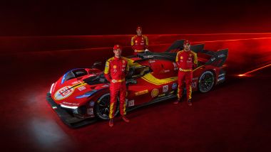 WEC 2025, presentazione Ferrari 499P