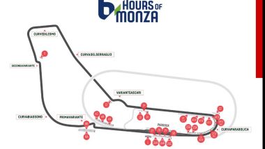 WEC 6 Ore Monza 2023: la mappa della pista e delle tribune disponibili | Foto: monzanet.it