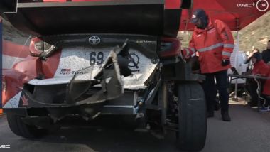 WRC 2023, Rallye Montecarlo: i danni alla vettura di Rovanpera