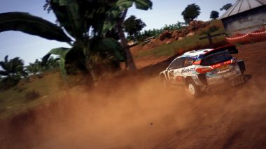 WRC 9 su PlayStation 5: una schermata di gioco