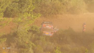 WRC Rally Turchia 2020: l'incidente di Ott Tanak (Hyundai i20 Coupé)