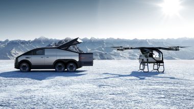 Xpeng Land Aircraft Carrier, il modulo volante si avvicina