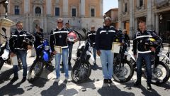 Yamaha: tredici XT660R per la Polizia di Roma contro l'abusivismo