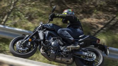 Yamaha MT-09 Y-AMT: in modalità automatica o manuale è sempre convincente