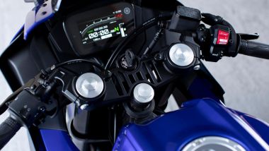 Yamaha R125 2023: il nuovo display TFT da 5''