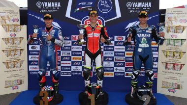Yamaha R3 Cup: il podio
