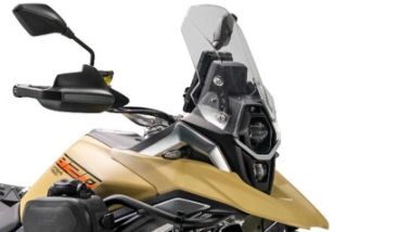 ZXMoto 820 ADV: l'avantreno con doppio faro a LED e becco aerodinamico
